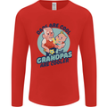 Grandpas are Cooler Grandparents Day Mens Long Sleeve T-Shirt Red