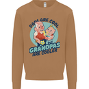 Grandpas are Cooler Grandparents Day Mens Sweatshirt Jumper Caramel Latte