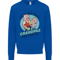 Grandpas are Cooler Grandparents Day Mens Sweatshirt Jumper Royal Blue