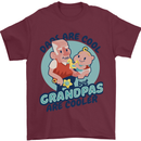 Grandpas are Cooler Grandparents Day Mens T-Shirt 100% Cotton Maroon