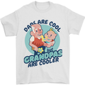 Grandpas are Cooler Grandparents Day Mens T-Shirt 100% Cotton White