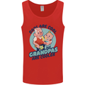 Grandpas are Cooler Grandparents Day Mens Vest Tank Top Red