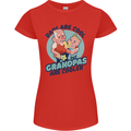 Grandpas are Cooler Grandparents Day Womens Petite Cut T-Shirt Red