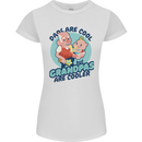 Grandpas are Cooler Grandparents Day Womens Petite Cut T-Shirt White