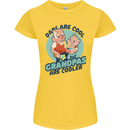 Grandpas are Cooler Grandparents Day Womens Petite Cut T-Shirt Yellow