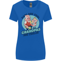 Grandpas are Cooler Grandparents Day Womens Wider Cut T-Shirt Royal Blue