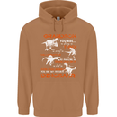 Grandson You Are My Favourite Dinosaur Mens 80% Cotton Hoodie Caramel Latte
