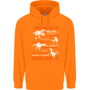 Grandson You Are My Favourite Dinosaur Mens 80% Cotton Hoodie Orange