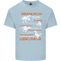 Grandson You Are My Favourite Dinosaur Mens Cotton T-Shirt Tee Top Light Blue