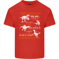 Grandson You Are My Favourite Dinosaur Mens Cotton T-Shirt Tee Top Red