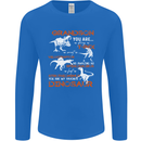 Grandson You Are My Favourite Dinosaur Mens Long Sleeve T-Shirt Royal Blue