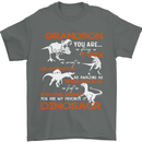 Grandson You Are My Favourite Dinosaur Mens T-Shirt Cotton Gildan Charcoal