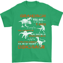 Grandson You Are My Favourite Dinosaur Mens T-Shirt Cotton Gildan Irish Green