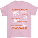 Grandson You Are My Favourite Dinosaur Mens T-Shirt Cotton Gildan Light Pink