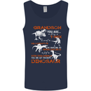 Grandson You Are My Favourite Dinosaur Mens Vest Tank Top Navy Blue
