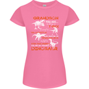 Grandson You Are My Favourite Dinosaur Womens Petite Cut T-Shirt Azalea