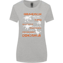 Grandson You Are My Favourite Dinosaur Womens Wider Cut T-Shirt Sports Grey