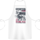 Grandstand Racing MotoGP Motorbike Biker Cotton Apron 100% Organic White