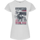 Grandstand Racing MotoGP Motorbike Biker Womens Petite Cut T-Shirt White