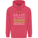 Grasp Science Funny Geek Nerd Physics Maths Childrens Kids Hoodie Heliconia