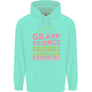 Grasp Science Funny Geek Nerd Physics Maths Childrens Kids Hoodie Peppermint