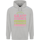 Grasp Science Funny Geek Nerd Physics Maths Childrens Kids Hoodie Sports Grey