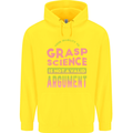 Grasp Science Funny Geek Nerd Physics Maths Childrens Kids Hoodie Yellow
