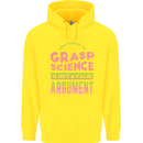 Grasp Science Funny Geek Nerd Physics Maths Childrens Kids Hoodie Yellow