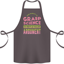 Grasp Science Funny Geek Nerd Physics Maths Cotton Apron 100% Organic Dark Grey