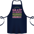 Grasp Science Funny Geek Nerd Physics Maths Cotton Apron 100% Organic Navy Blue