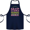 Grasp Science Funny Geek Nerd Physics Maths Cotton Apron 100% Organic Navy Blue