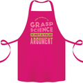 Grasp Science Funny Geek Nerd Physics Maths Cotton Apron 100% Organic Pink