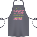 Grasp Science Funny Geek Nerd Physics Maths Cotton Apron 100% Organic Steel