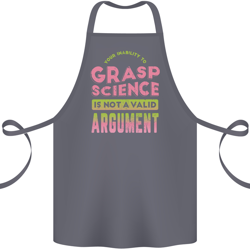 Grasp Science Funny Geek Nerd Physics Maths Cotton Apron 100% Organic Steel
