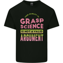 Grasp Science Funny Geek Nerd Physics Maths Kids T-Shirt Childrens Black