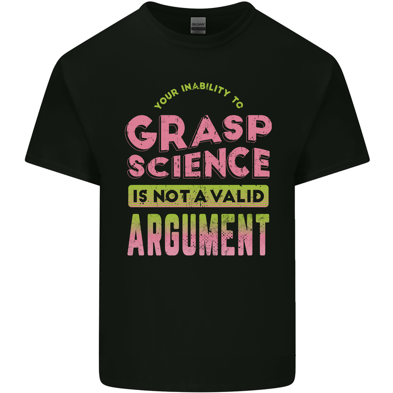Grasp Science Funny Geek Nerd Physics Maths Kids T-Shirt Childrens Black