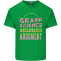 Grasp Science Funny Geek Nerd Physics Maths Kids T-Shirt Childrens Irish Green