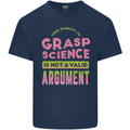 Grasp Science Funny Geek Nerd Physics Maths Kids T-Shirt Childrens Navy Blue