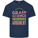 Grasp Science Funny Geek Nerd Physics Maths Kids T-Shirt Childrens Navy Blue