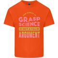 Grasp Science Funny Geek Nerd Physics Maths Kids T-Shirt Childrens Orange
