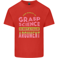 Grasp Science Funny Geek Nerd Physics Maths Kids T-Shirt Childrens Red