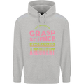 Grasp Science Funny Geek Nerd Physics Maths Mens 80% Cotton Hoodie Sports Grey