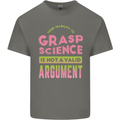Grasp Science Funny Geek Nerd Physics Maths Mens Cotton T-Shirt Tee Top Charcoal