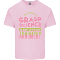 Grasp Science Funny Geek Nerd Physics Maths Mens Cotton T-Shirt Tee Top Light Pink
