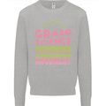 Grasp Science Funny Geek Nerd Physics Maths Mens Sweatshirt Jumper Sports Grey