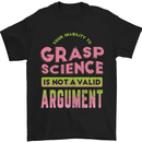 Grasp Science Funny Geek Nerd Physics Maths Mens T-Shirt Cotton Gildan Black