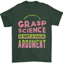 Grasp Science Funny Geek Nerd Physics Maths Mens T-Shirt Cotton Gildan Forest Green