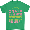 Grasp Science Funny Geek Nerd Physics Maths Mens T-Shirt Cotton Gildan Irish Green
