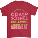 Grasp Science Funny Geek Nerd Physics Maths Mens T-Shirt Cotton Gildan Red