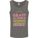 Grasp Science Funny Geek Nerd Physics Maths Mens Vest Tank Top Charcoal